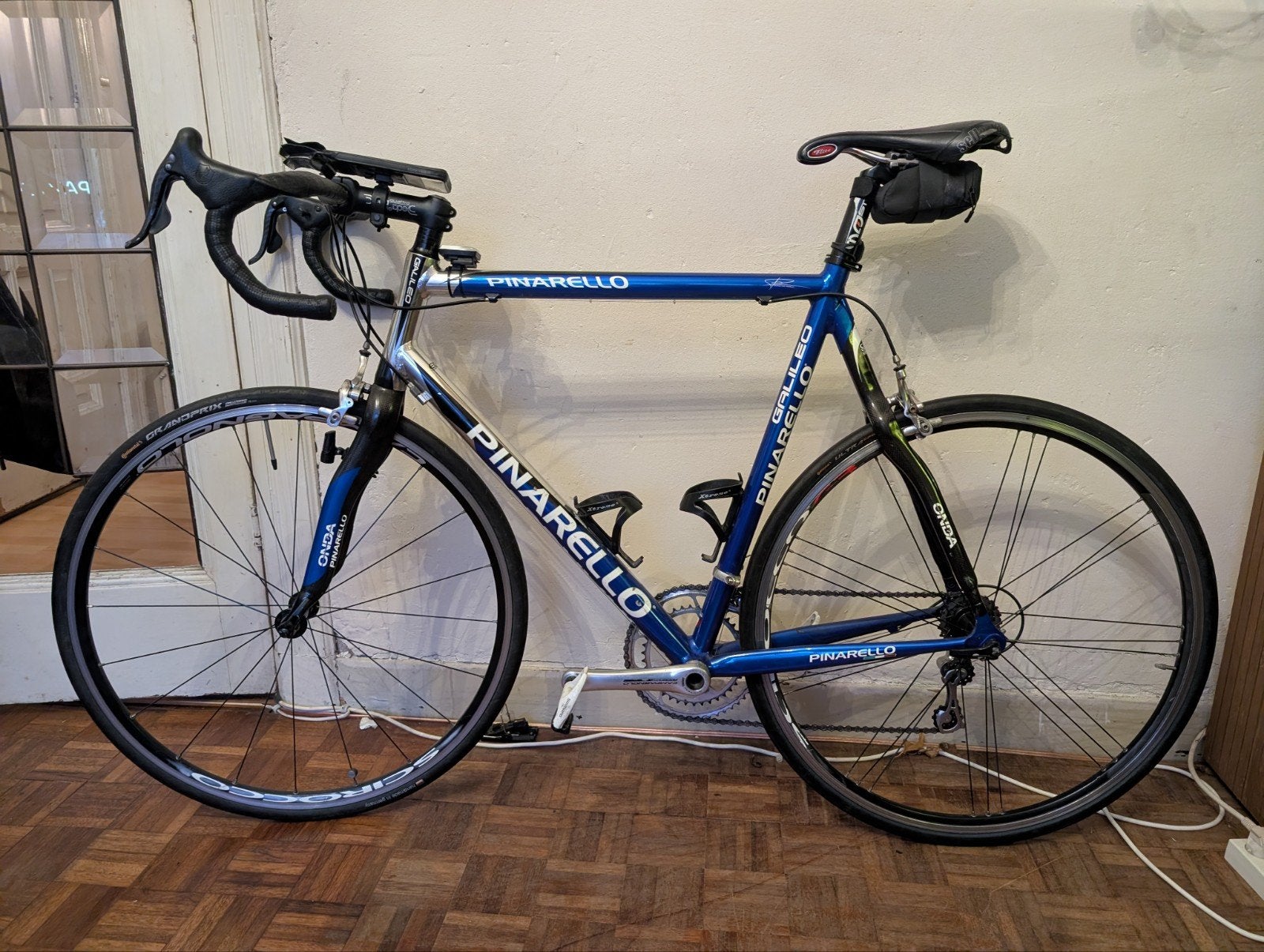 Pinarello Galileo racefiets - Campagnolo Centaur, Fietsen en Brommers, Fietsen | Racefietsen, Overige merken, Gebruikt, Aluminium