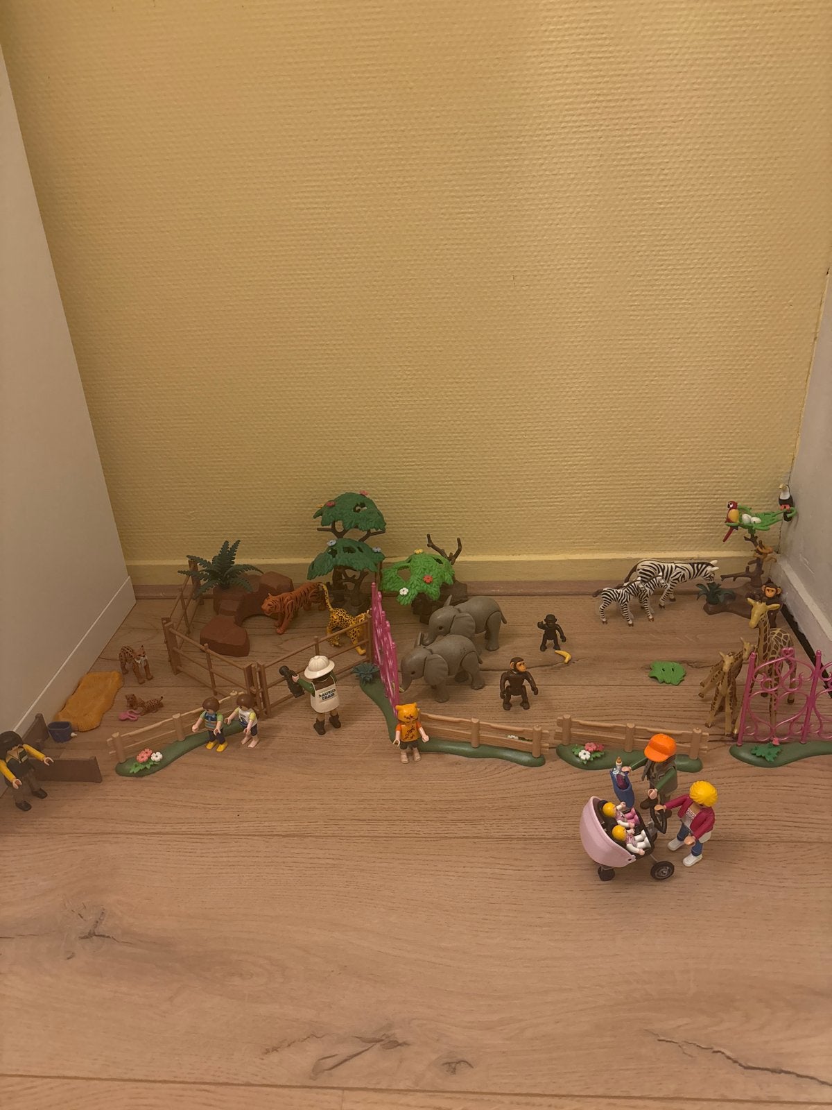 Grote Playmobil dierentuin/safari set met veel figuren, Ophalen of Verzenden, Gebruikt, Jongen of Meisje