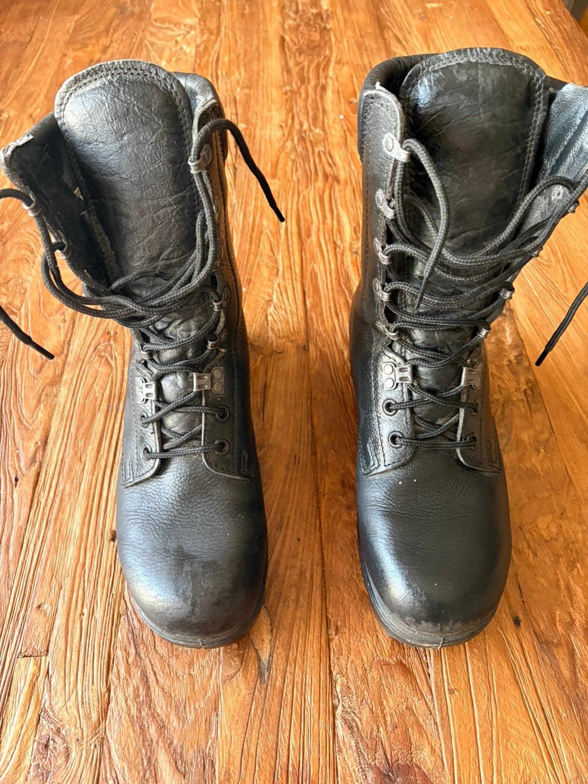 Leger kisten.maat 43, Ophalen, Zo goed als nieuw, Zwart, Boots