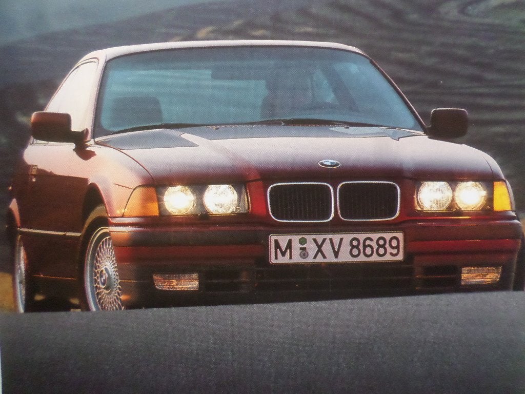 BMW 3 318iS 320i 325i E36 Coupe 1991 Brochure, Ophalen of Verzenden, Zo goed als nieuw, BMW