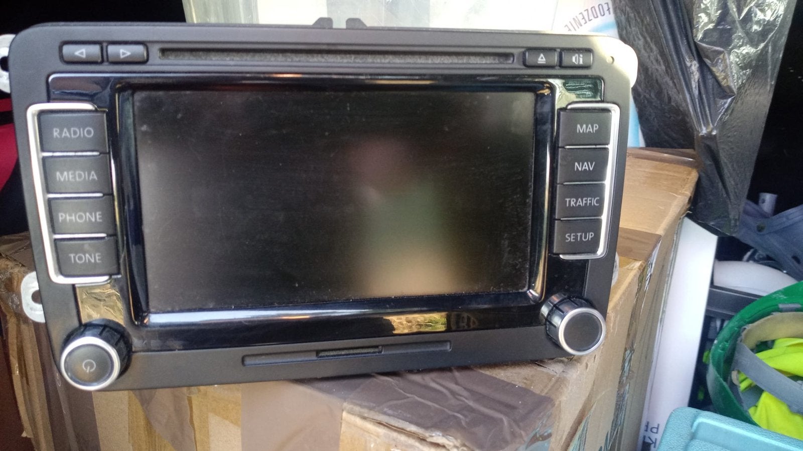 Volkswagen RNS 310 Navigatiesysteem - 1T0 035 680 C, Ophalen of Verzenden, Gebruikt