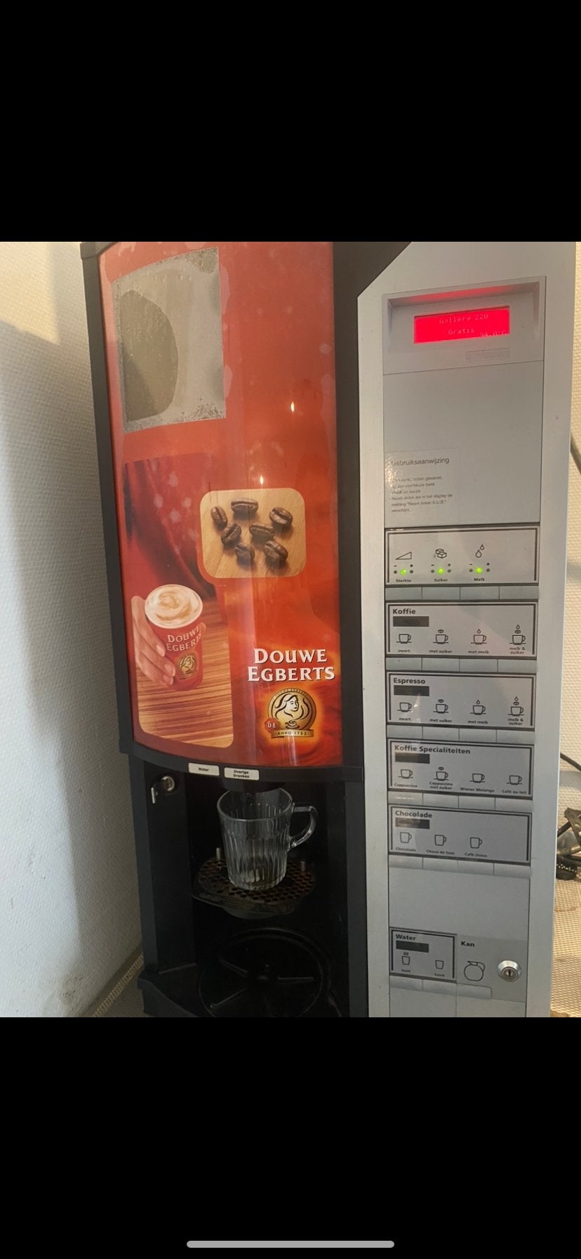 Douwe Egberts Koffiemachine - Gratis Koffie, Gebruikt, Koffiemachine, 1 kopje, Koffiebonen
