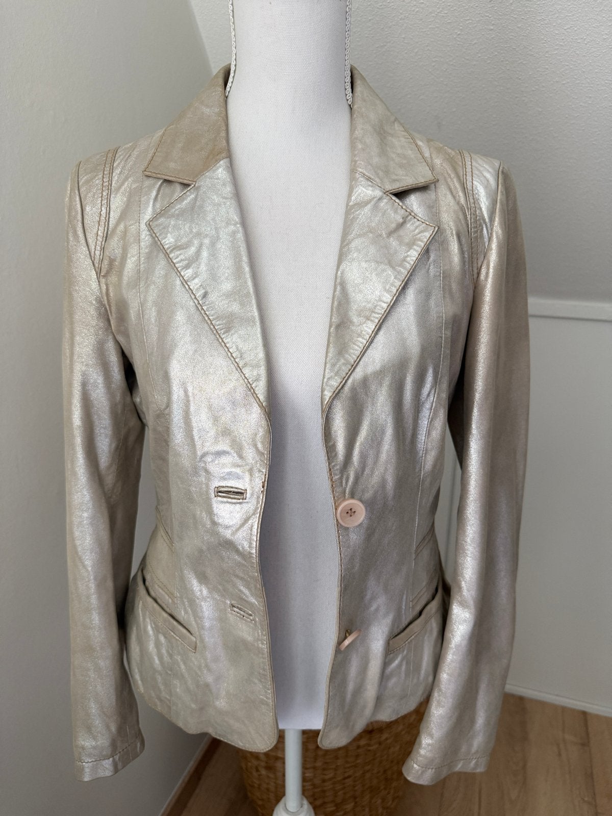 ARMA Collection Leren Jasje Maat 40/L, Ophalen of Verzenden, Zo goed als nieuw, Maat 38/40 (M), Goud
