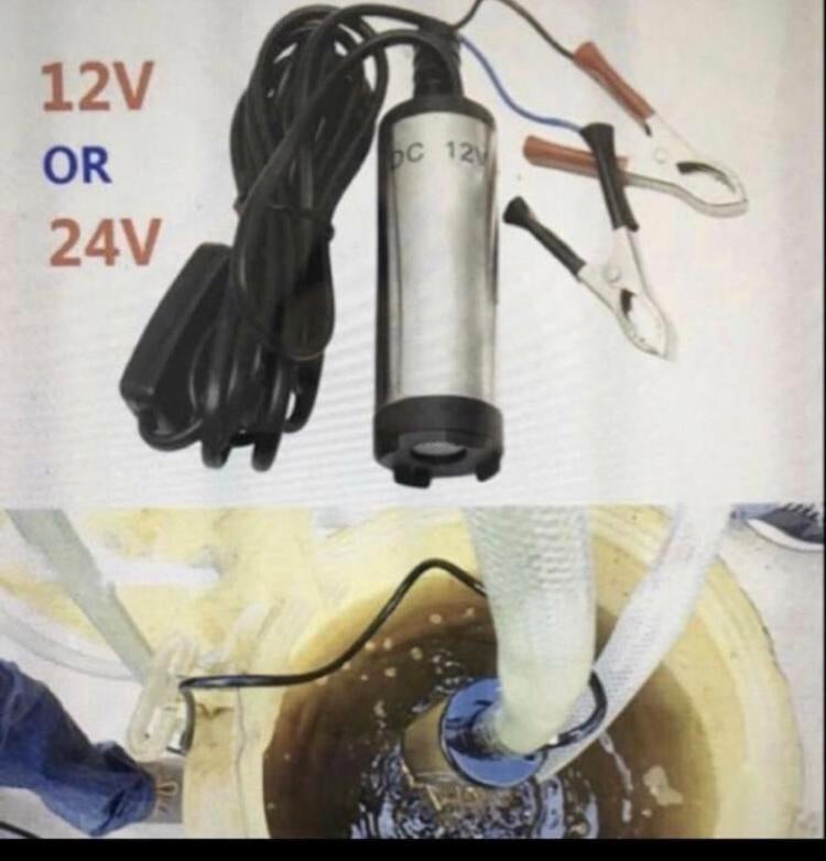 12 of 24 volt diesel pomp benzine pomp water pomp 12L permin, Ophalen of Verzenden