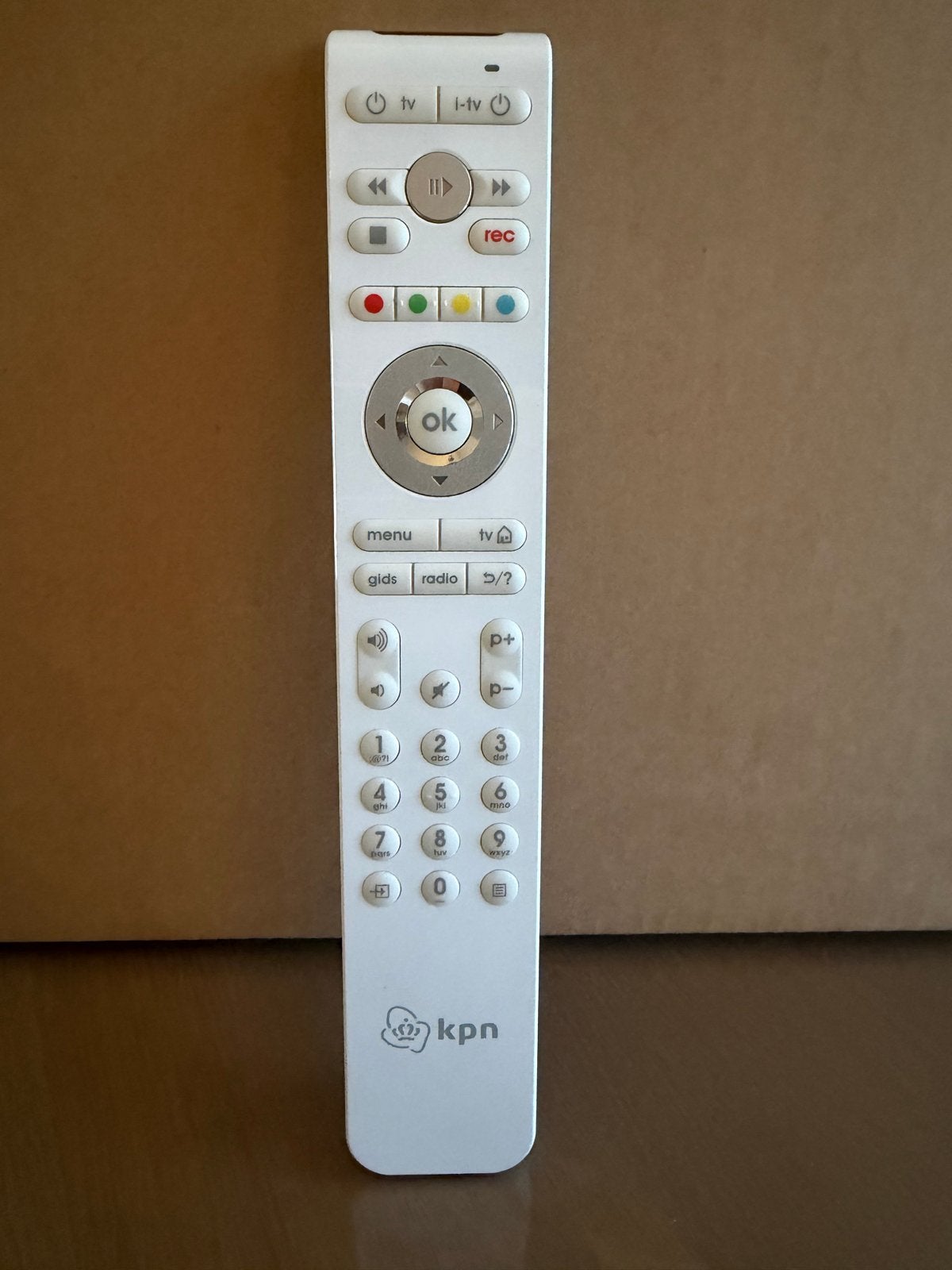 Zo goed als nieuw KPN afstandsbediening voor TV en ontvanger, Ophalen of Verzenden, Gebruikt, Origineel, Tv