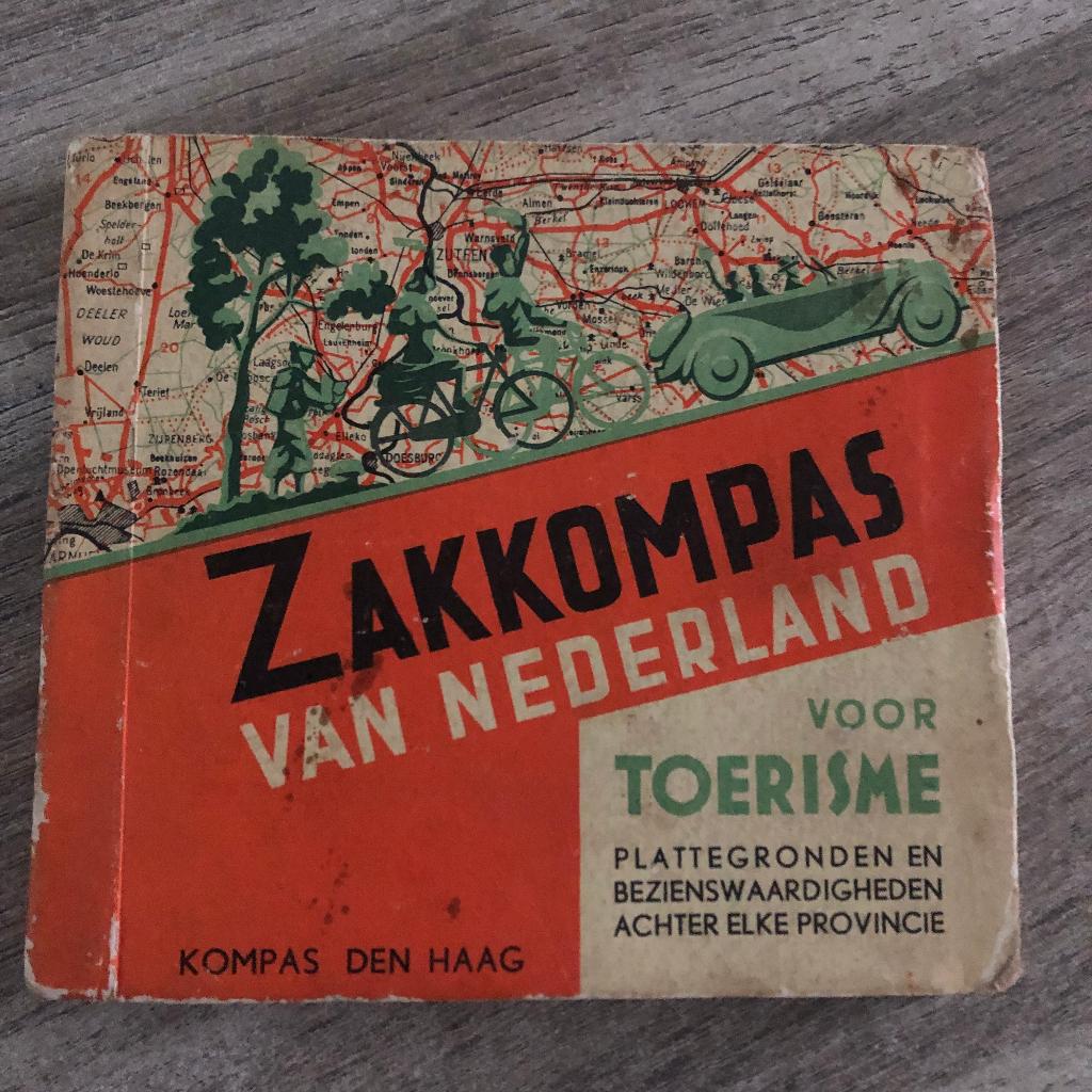zakkompas van Nederland, Gelezen, Ophalen of Verzenden, Landkaart, 1800 tot 2000
