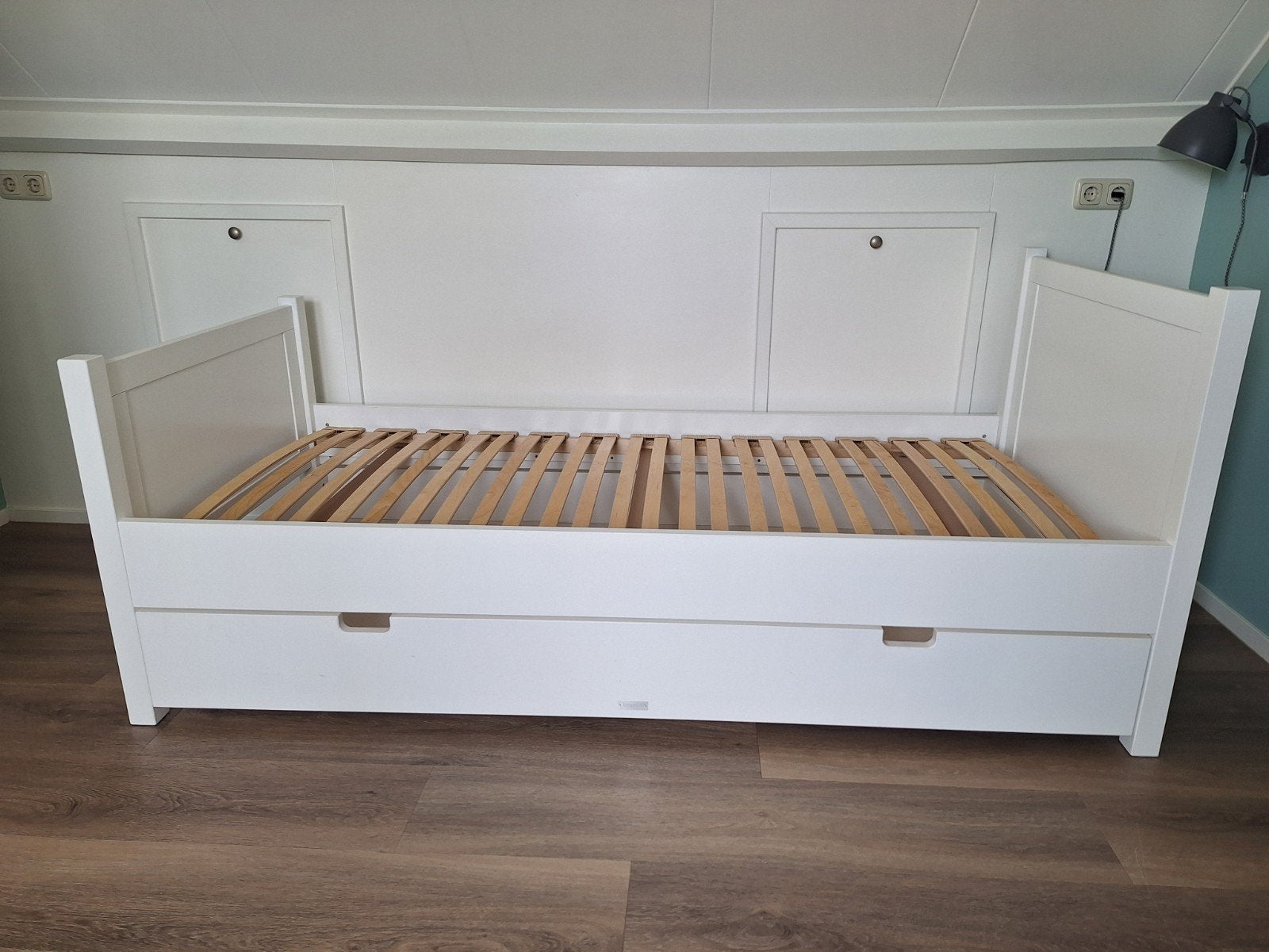 Bopita bed met lade, Ophalen, 85 tot 100 cm, Zo goed als nieuw, Matras