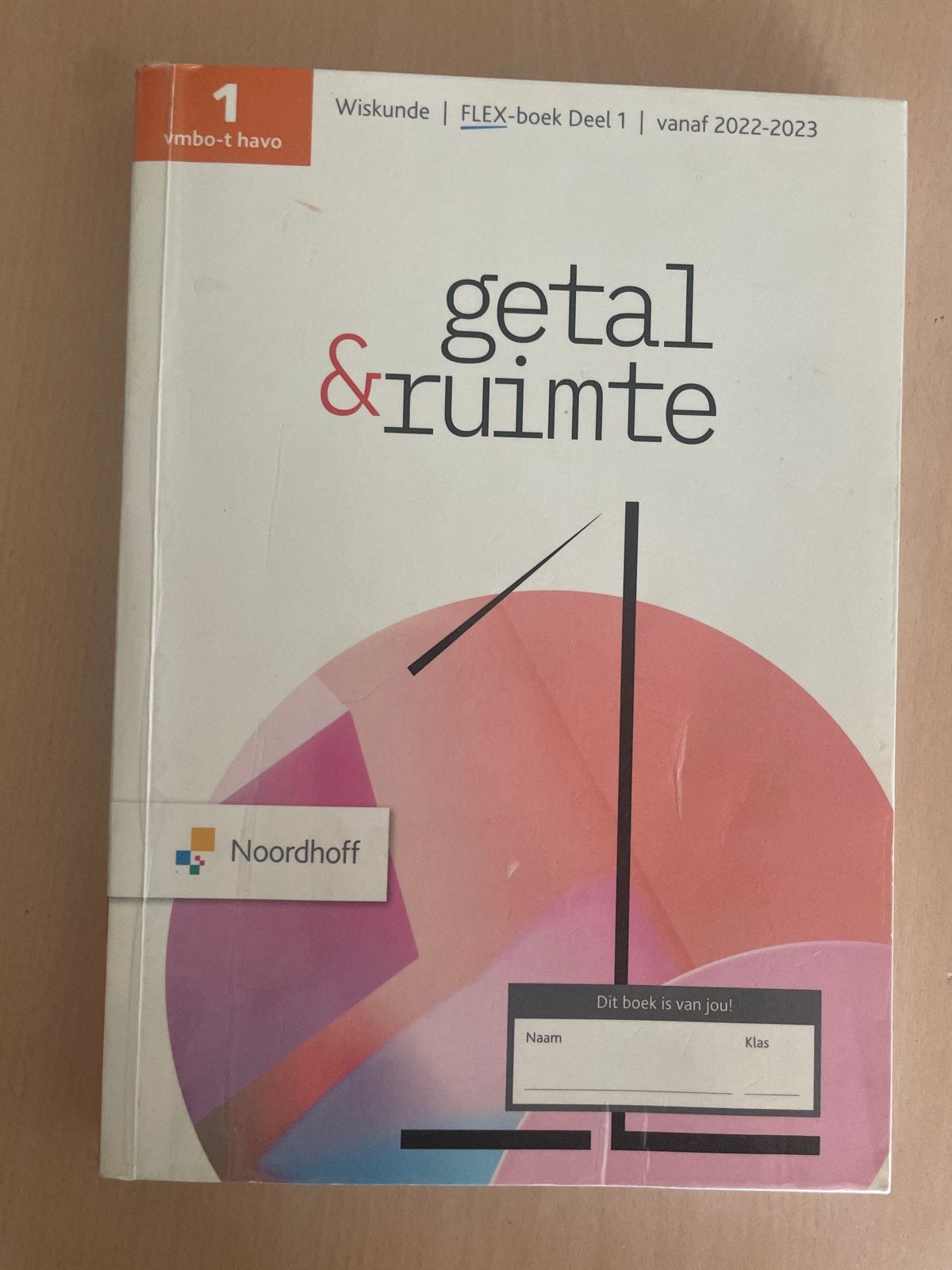Wiskunde FLEX-boek Deel 1 vmbo-t havo Getal & Ruimte, Boeken, Ophalen of Verzenden, Gelezen, VMBO, Wiskunde A