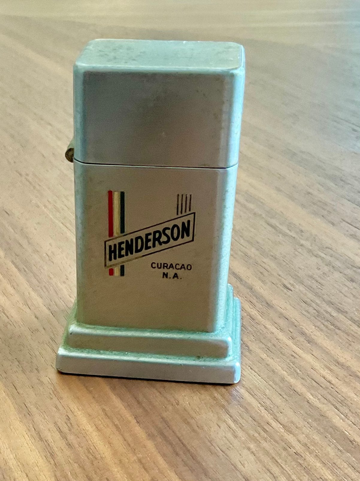 Zippo Barcroft model 3 tafelaansteker, Verzamelen, Ophalen of Verzenden, Gebruikt, Aansteker