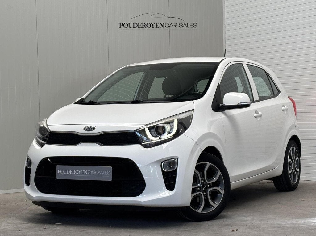 Kia Picanto 1.0 CVVT First Edition / DealerOH / Camera / Cli, Auto's, Kia, Voorwielaandrijving, Stof, Gebruikt, Wit