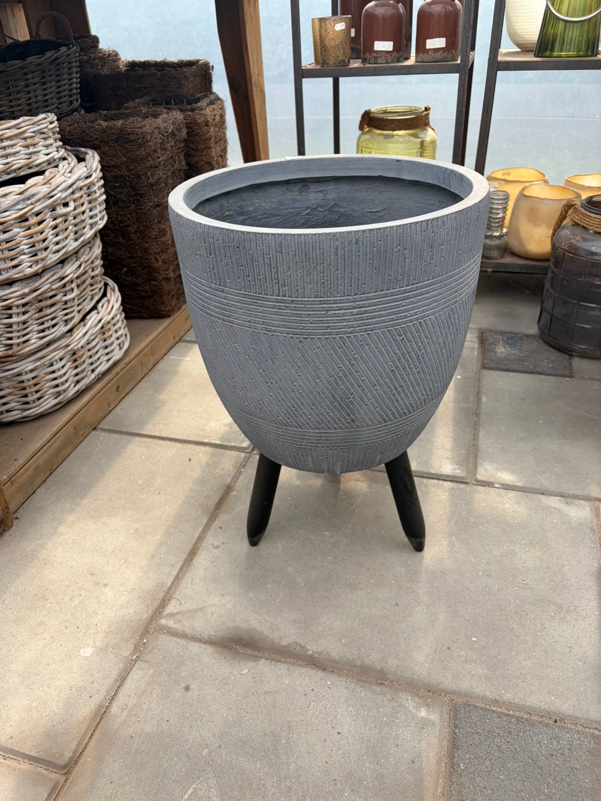 Bloempot nieuw, Ophalen, Kunststof, Minder dan 30 cm, Rond