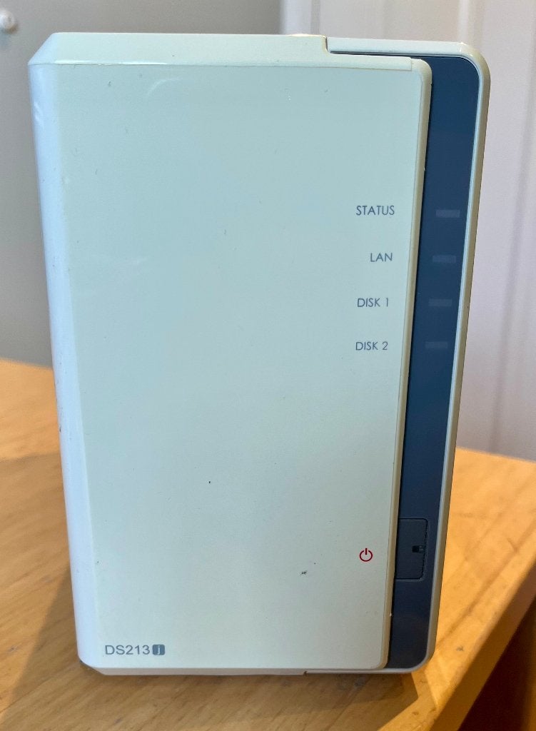 Synology DS213j NAS (zonder schijven), Computers en Software, NAS, Ophalen of Verzenden, Gebruikt
