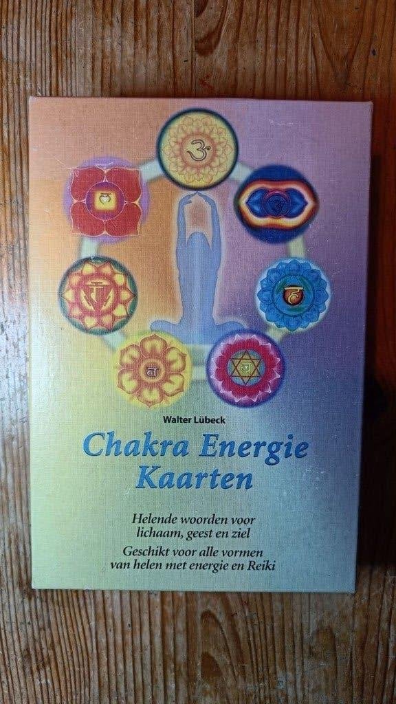 Chakra Energie Kaarten Set + Handboek – Walter Lübeck, Ophalen of Verzenden, Zo goed als nieuw, Tarot of Kaarten leggen, Overige typen