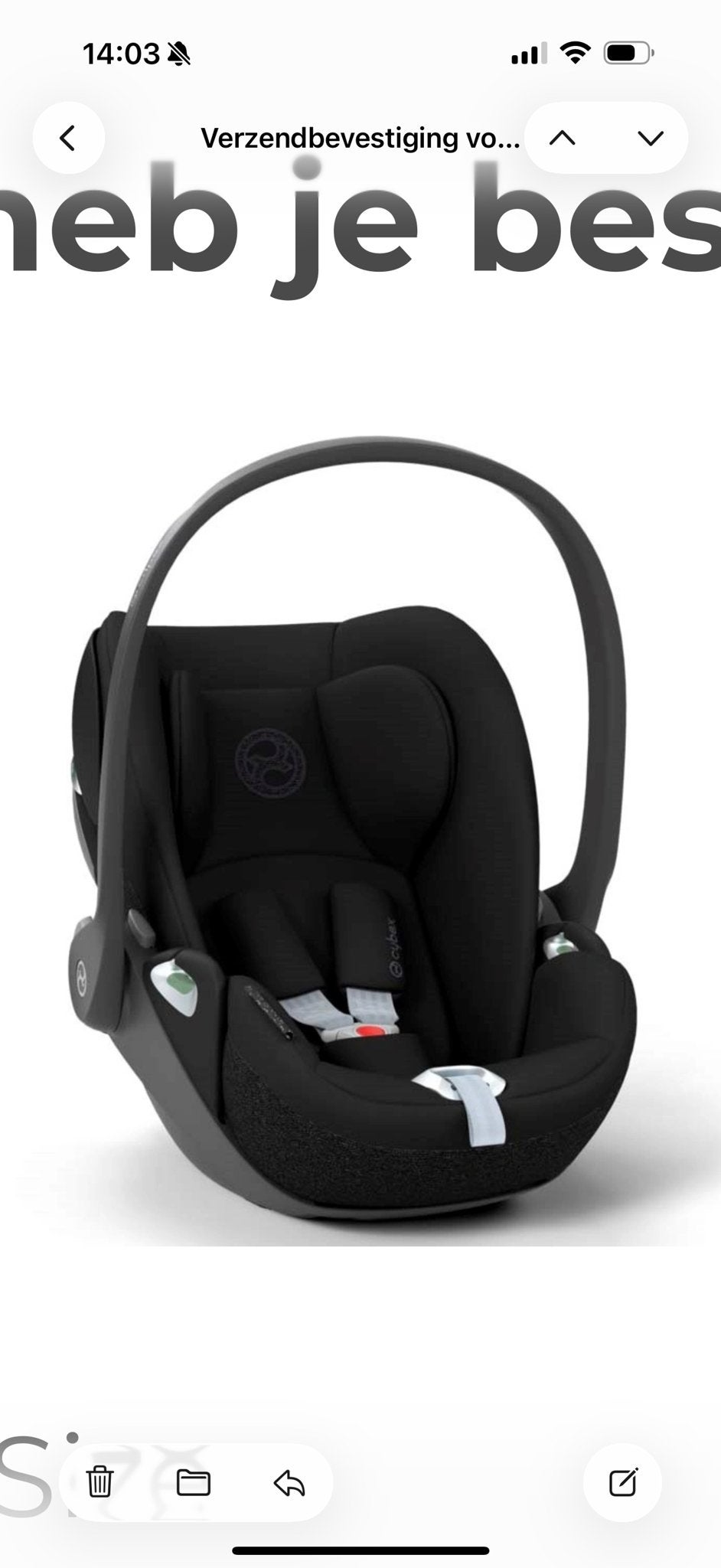 Cybex Cloud T i-Size autostoel - Ongebruikt, Kinderen en Baby's, Overige merken, Slaapstand, Nieuw, Ophalen of Verzenden