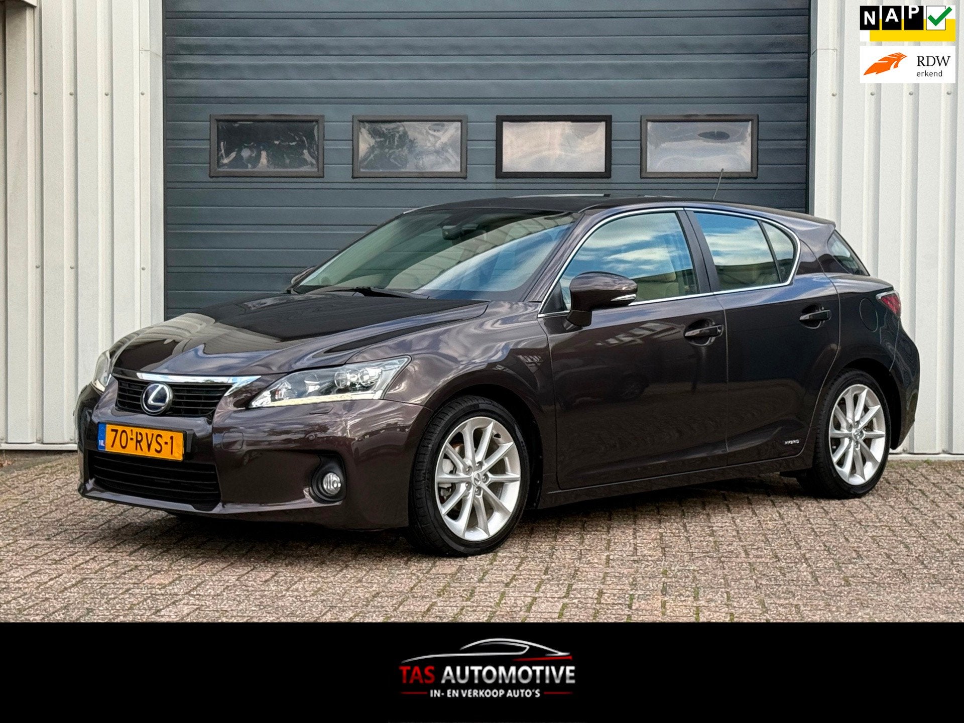 Lexus CT 200h Hybrid SCHUIF-/KANTEL / LEER / NAVI, Euro 5, 4 cilinders, Bruin, CT-H