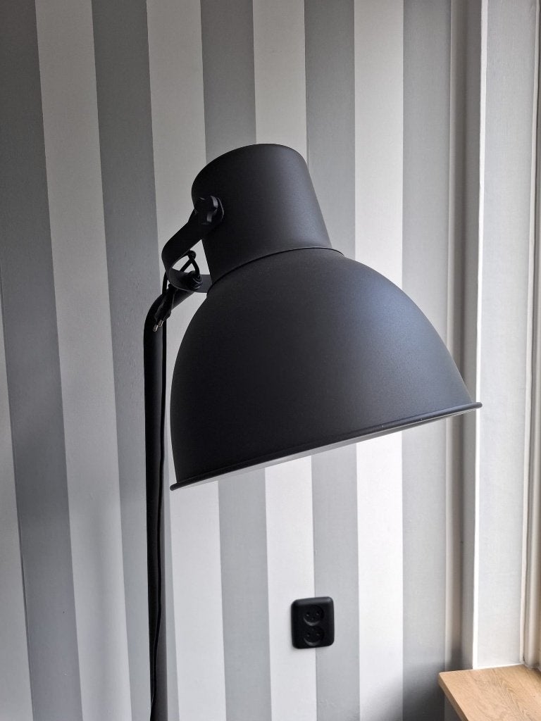 Staande lamp HEKTAR, donkergrijs, Ophalen, Zo goed als nieuw, E27 (groot), 150 tot 200 cm