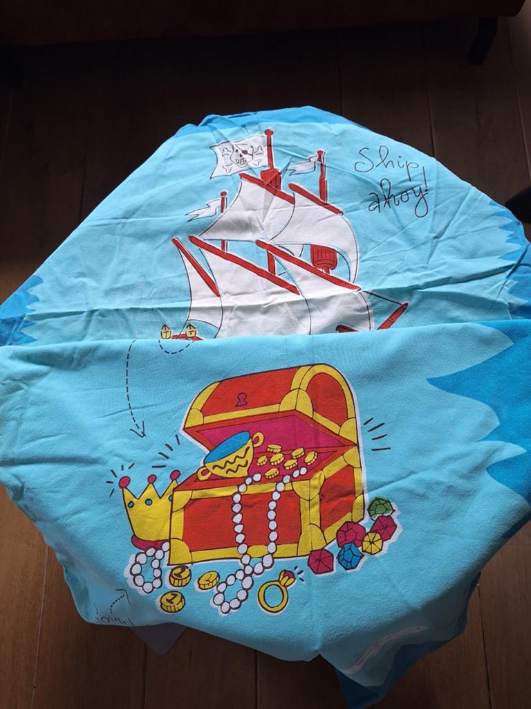 Mooi katoenen  overtrek plus sloop, Ophalen of Verzenden, Jongetje of Meisje, Dekbedovertrek