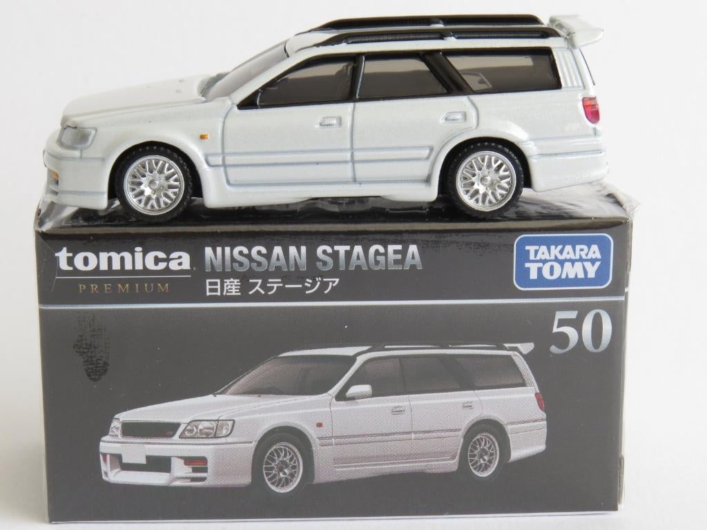 Tomica premium 50 Nissan Stagea 1/63 3inch tomy, Ophalen of Verzenden, Nieuw, Auto