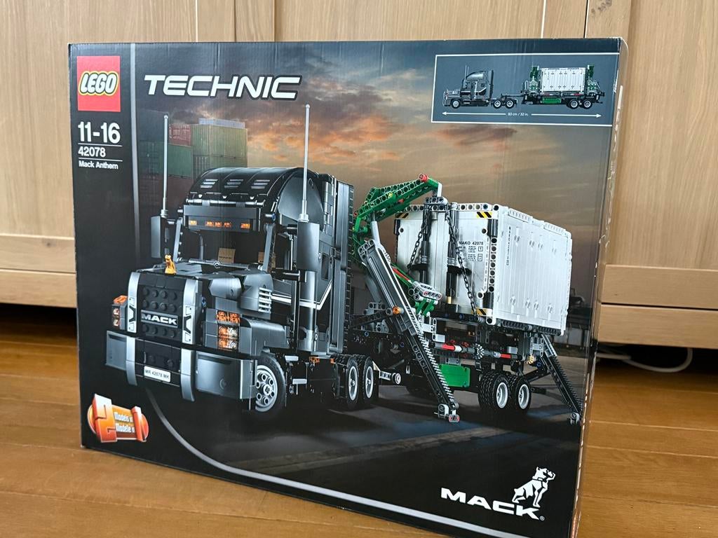 LEGO Technic 42078 - Mack Anthem Truck - 1x Gebouwd & Comple, Kinderen en Baby's, Speelgoed | Duplo en Lego, Ophalen, Zo goed als nieuw
