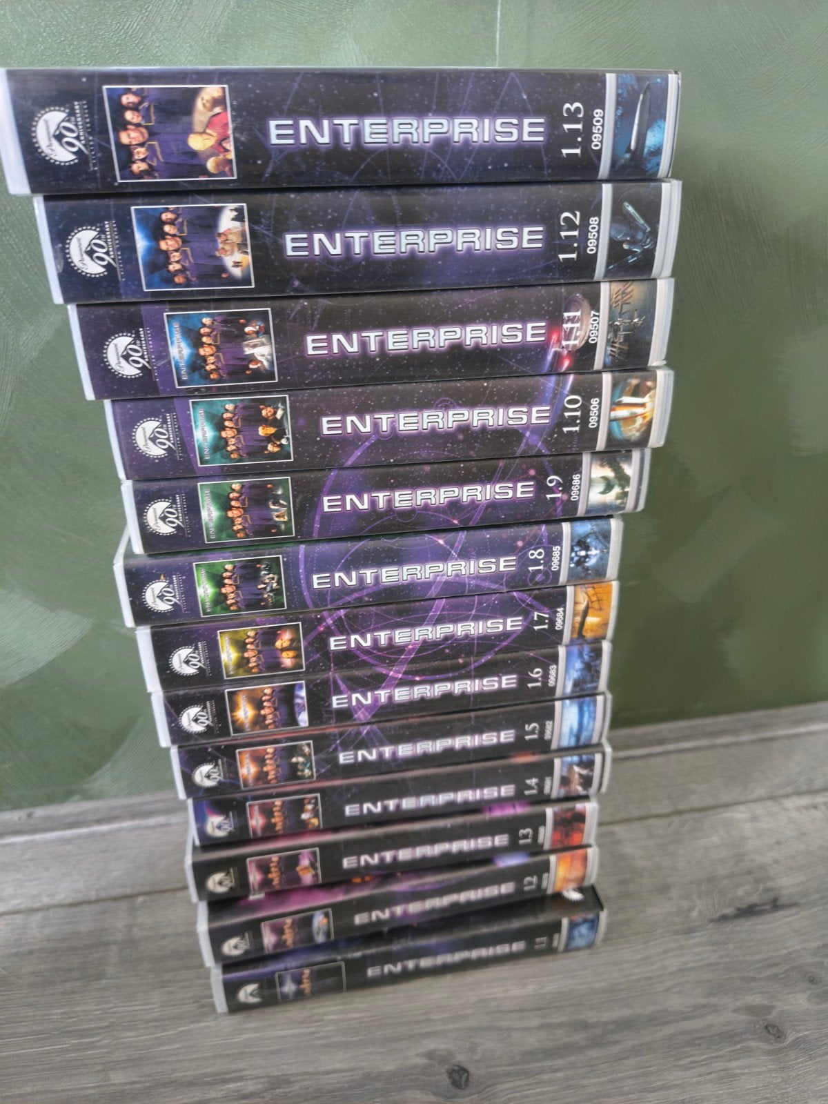 Enterprise het eerste seizoen VHS lot, Alle leeftijden, Ophalen of Verzenden, Zo goed als nieuw