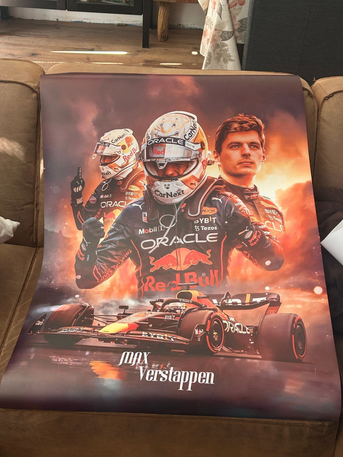 Max Verstappen Wall Art Print - 70x100 cm, Rechthoekig Staand, Deurposter of groter, Nieuw, Ophalen of Verzenden