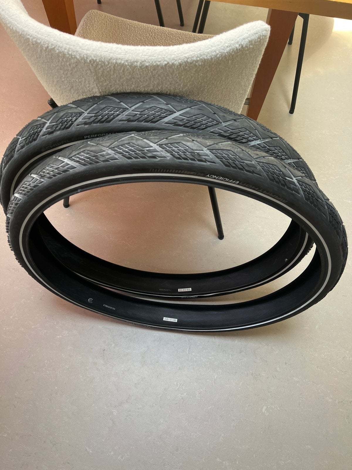 2 Nieuwe fietsbanden Schwalbe Marathon E-plus, Band, Overige materialen, Nieuw, Ophalen