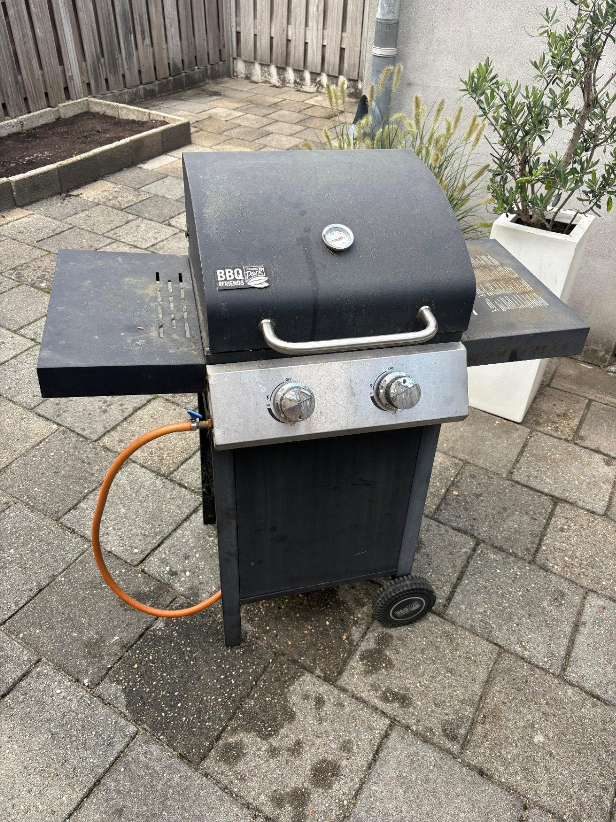 Gebruikte BBQ Central Park, werkt goed!, Ophalen of Verzenden, Gebruikt, Central Park