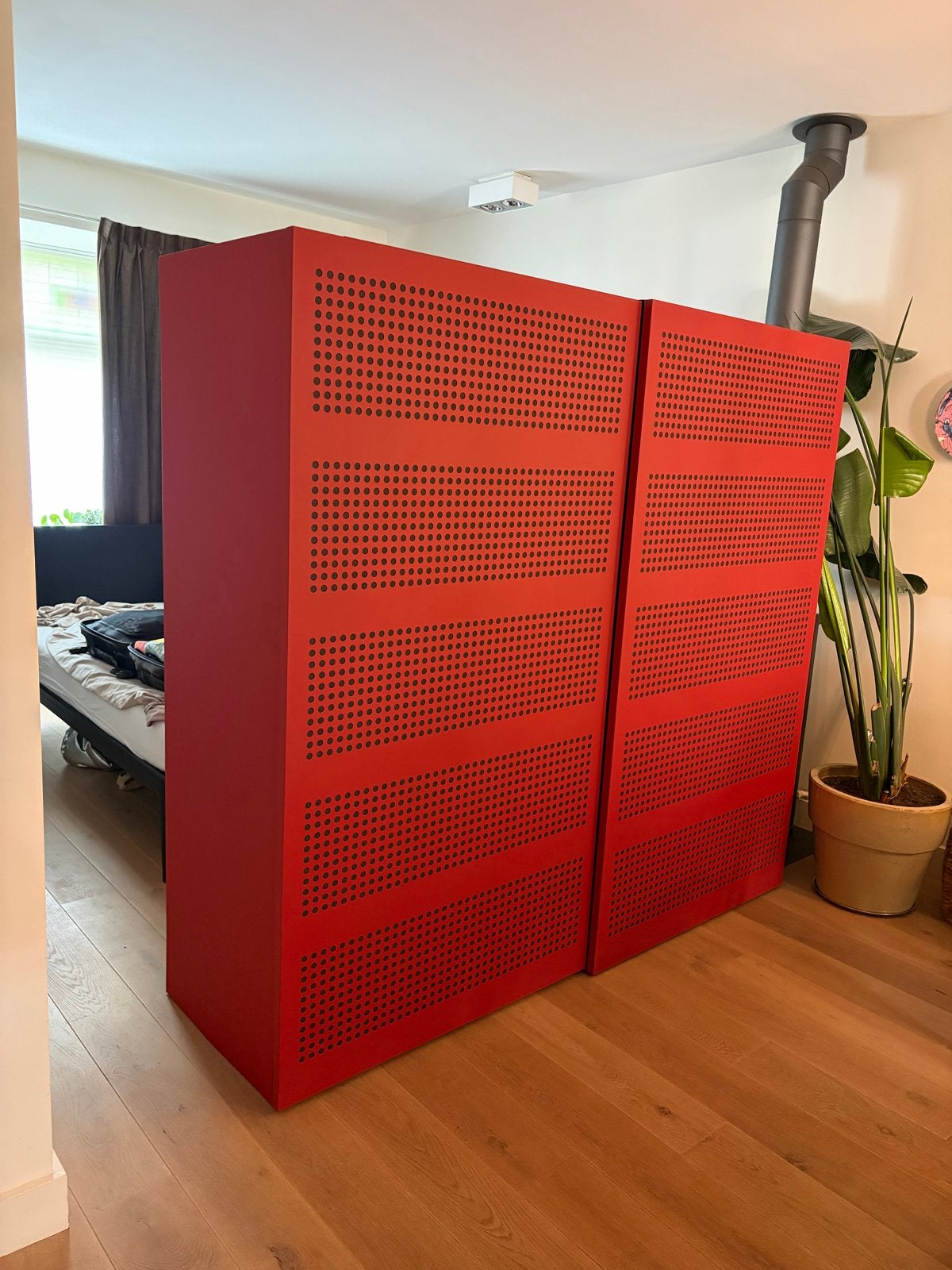 Lensvelt Stealth Akoestische Schuifdeurkast / Roomdivider, Ophalen, Overige materialen, Gebruikt, 200 cm of meer