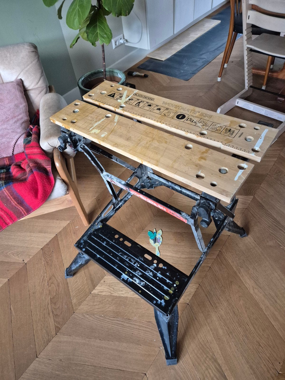 Black & Decker Workmate, Ophalen, Gebruikt, 70 tot 120 cm, Inklapbaar