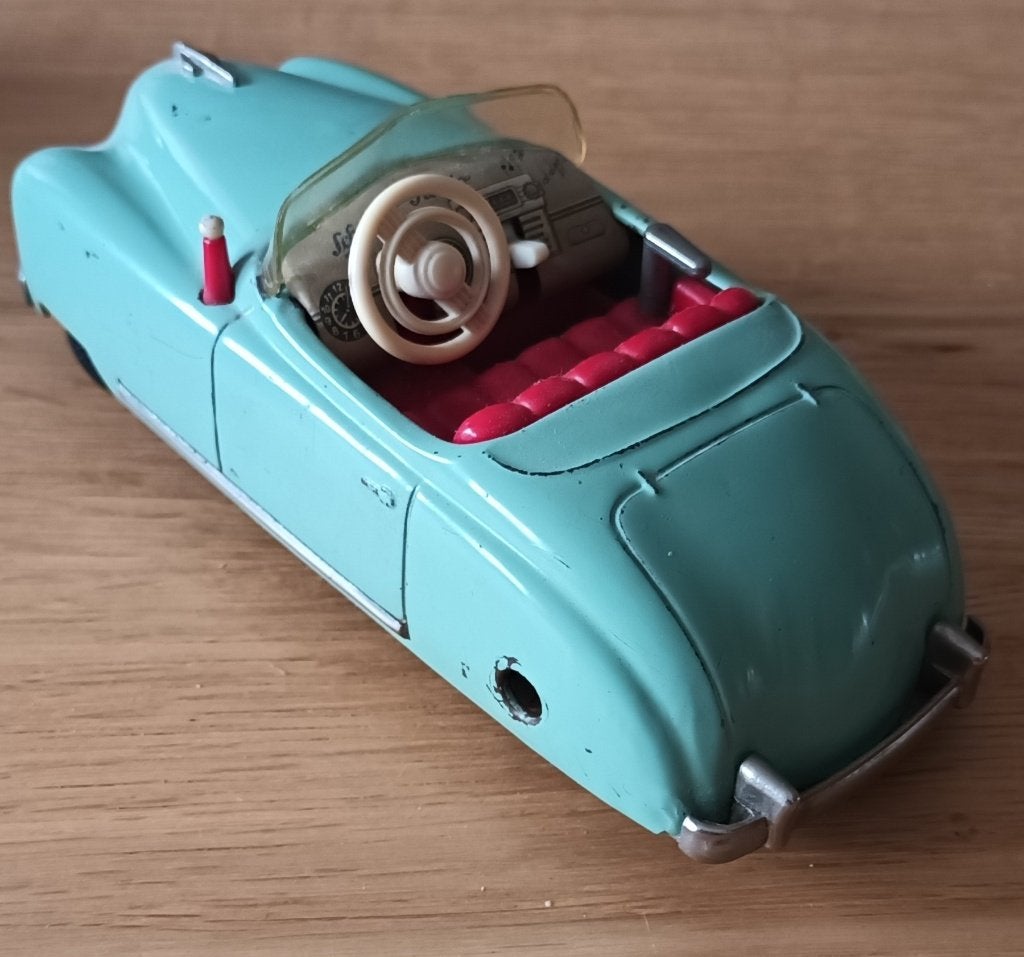 Schuco 4012 Cabrio met doos en sleutel, mooie staat, Ophalen of Verzenden