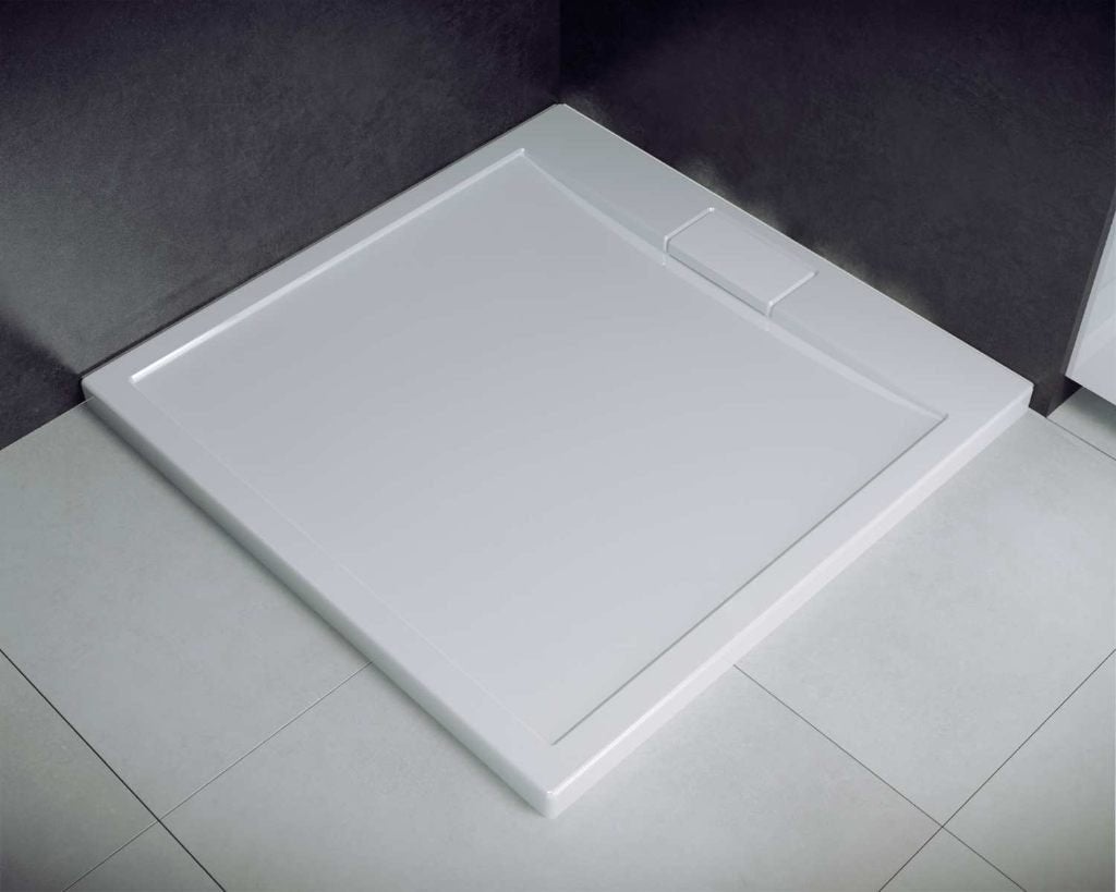 DOUCHEBAK 90x90 cm en 80x80 cm met GRATIS sifon, Ophalen, Nieuw, Wit