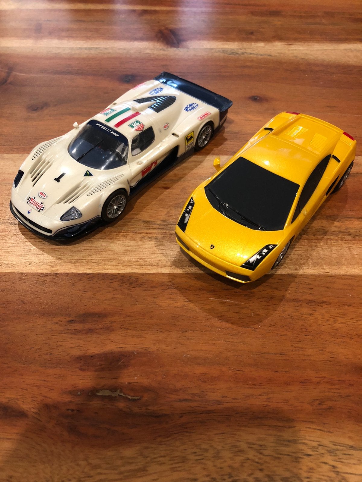 Scalextric Maserati vs Lamborghini, Kinderen en Baby's, Speelgoed | Racebanen, Ophalen of Verzenden, Gebruikt, Elektrisch, Overige merken