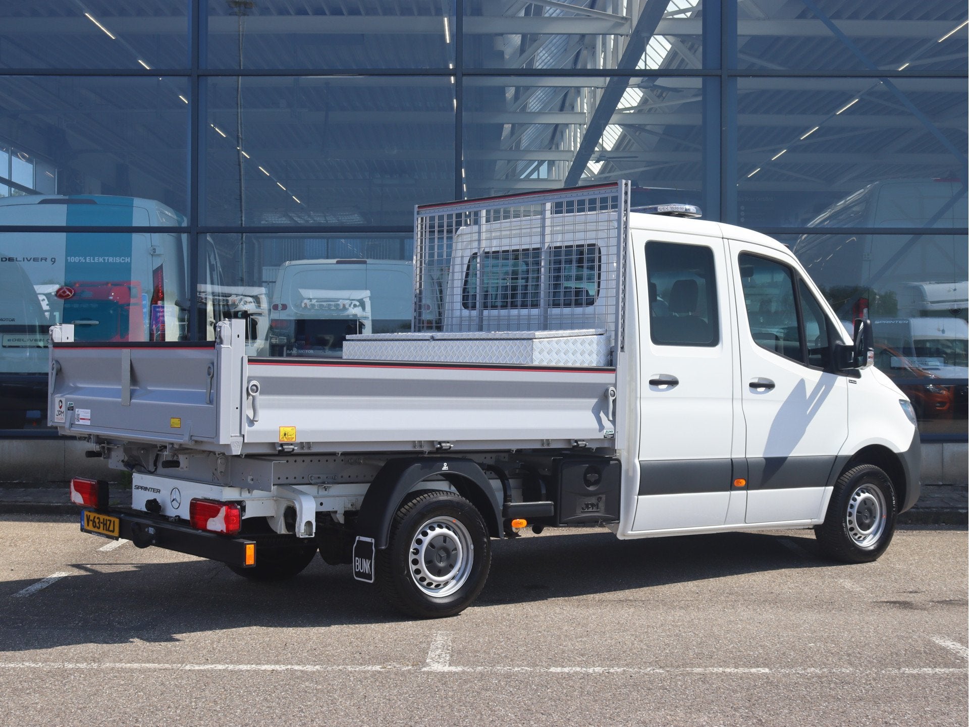 Mercedes-Benz Sprinter 317 CDI L2 Pro D.C. Kipper | AIRCO/CR, Auto's, Bestelauto's, Achterwielaandrijving, Gebruikt, 4 cilinders