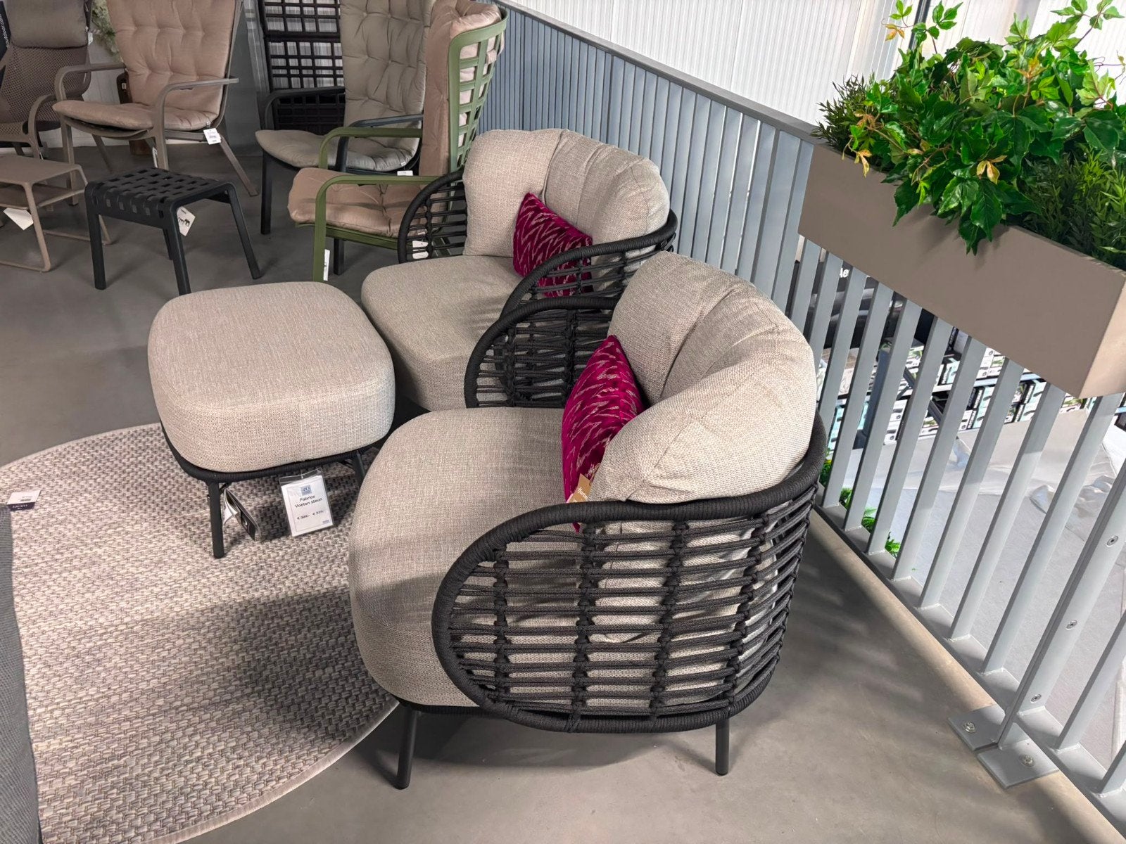 Fabrice Lounge Stoelen  4 Seasons, Onbekend, Ophalen of Verzenden, Zo goed als nieuw, Onbekend