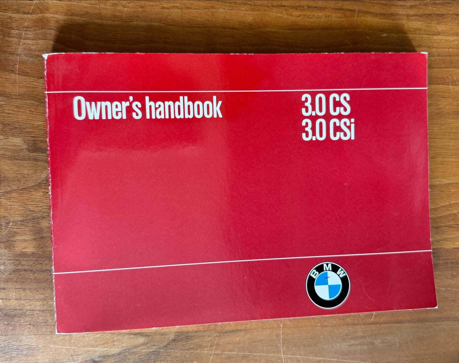 BMW 3.0 CS / CSi Owner's Handbook - Origineel 1974, Ophalen of Verzenden, Gelezen, BMW