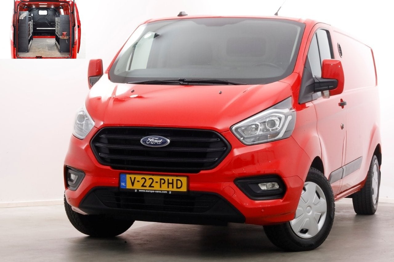 Ford Transit Custom 340 2.0 TDCI 130pk L2H1 Airco/Inrichting, Voorwielaandrijving, Dealer onderhouden, 4 cilinders, 2800 kg