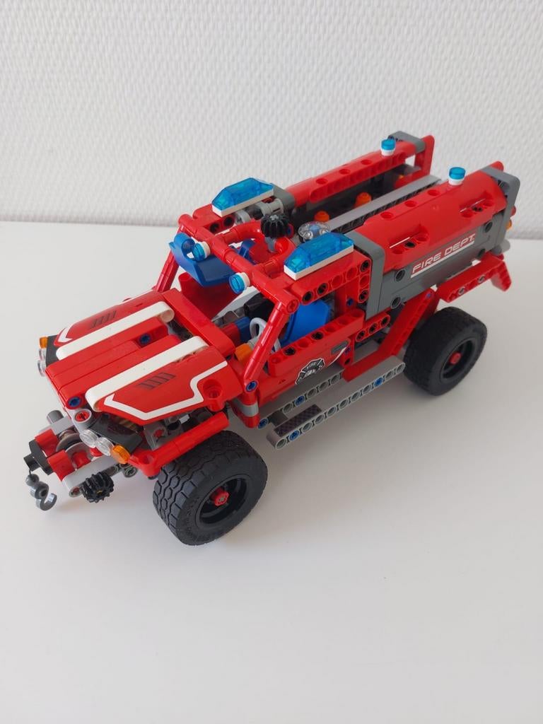 Lego Technic brandweerauto 42075, Ophalen