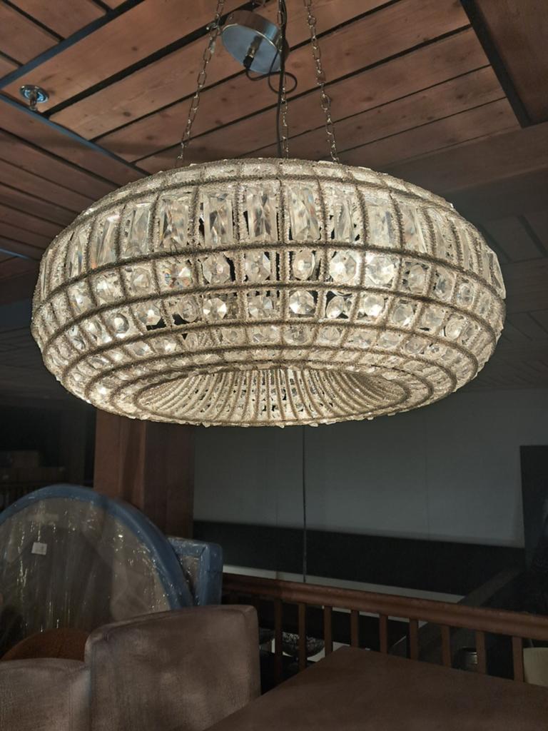 Kristallen Kroonluchter VAN €378 VOOR €99, Ophalen, Nieuw, Glas, Luxe, Oosters, Modern Klassiek