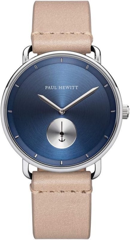 PAUL HEWITT Breakwater Black Sunray herenhorloge, Sieraden, Tassen en Uiterlijk, Overige merken, Overige materialen, Leer, Polshorloge