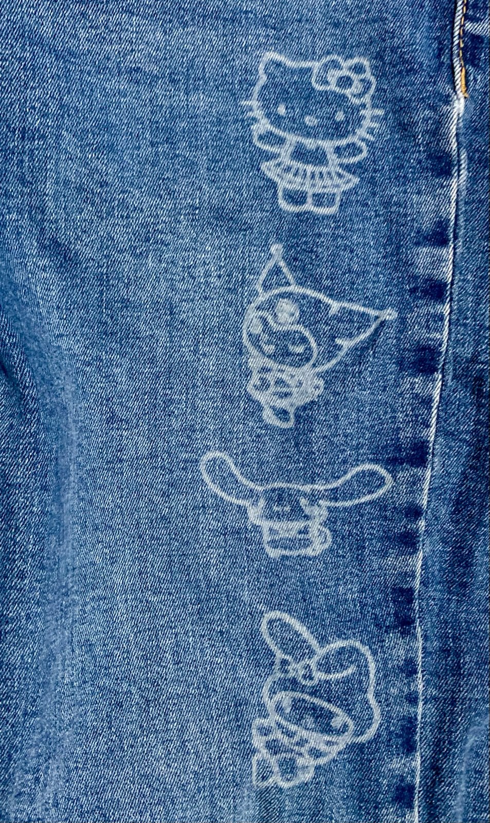 Hello Kitty & Friends flared jeans, Ophalen of Verzenden, Zo goed als nieuw, Meisje, Broek