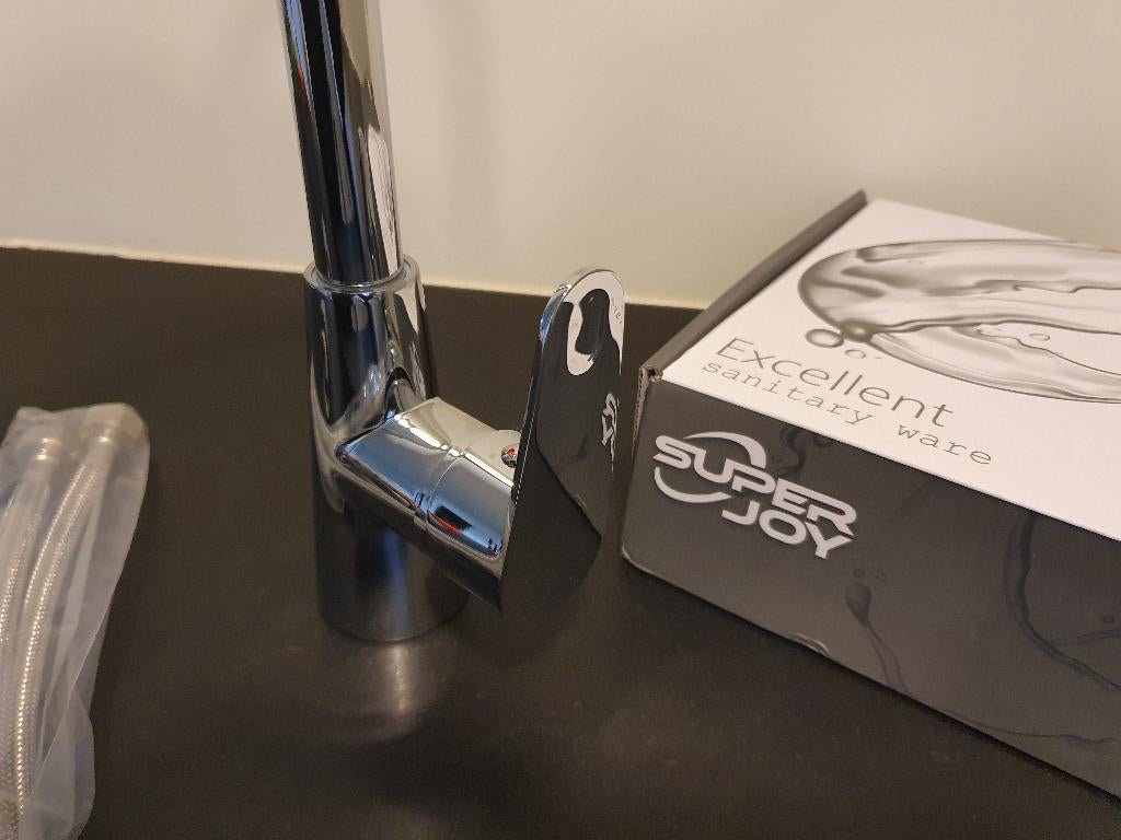 Keukenkraan Mengkraan Chroom Hoog model | Magazijn opruiming, Doe-het-zelf en Verbouw, Sanitair, Ophalen of Verzenden, Nieuw, Chroom