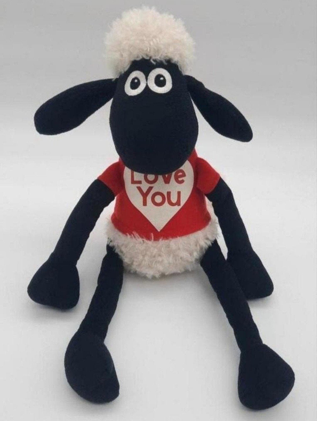 Shaun the Sheep knuffel Love You ca. 36cm lang, Ophalen of Verzenden, Zo goed als nieuw, Overige typen, Middelgroot (20 tot 80 cm)
