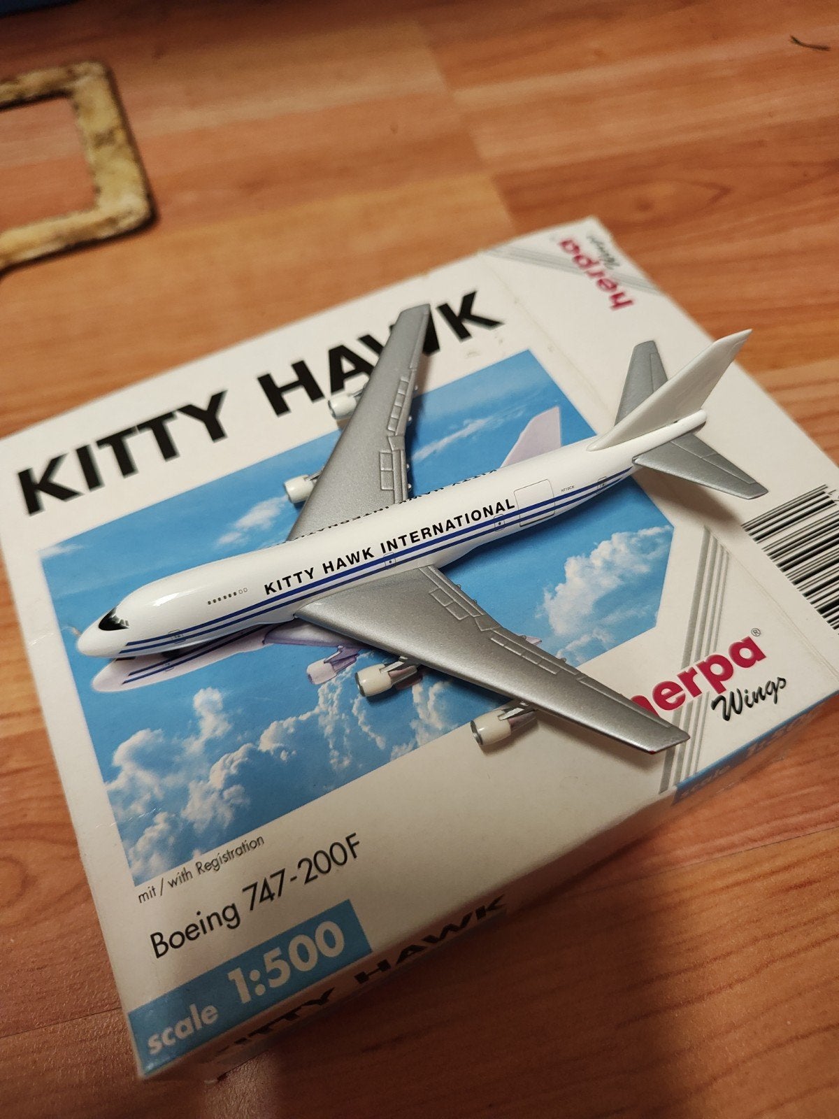 Herpa Wings Boeing 747-200F Kitty Hawk International, Ophalen of Verzenden