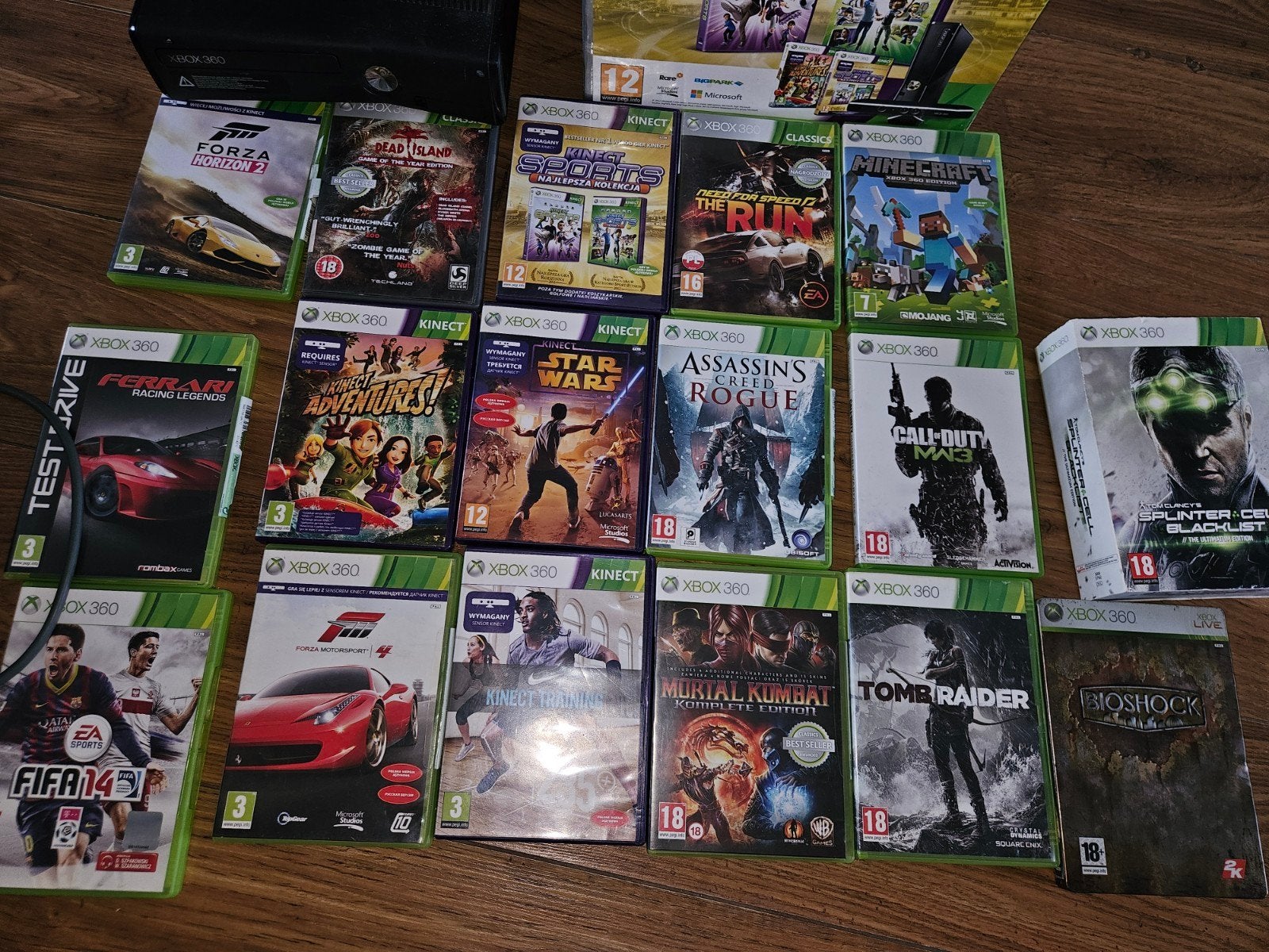 Xbox 360 met 20+ games en Kinect Sports Ultimate, Gebruikt, Vanaf 18 jaar, Overige genres, Ophalen of Verzenden