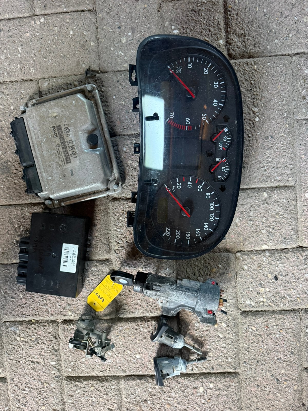 Golf 4 1.4 16v axp slotenset ecu teller, Auto-onderdelen, Ophalen, Gebruikt