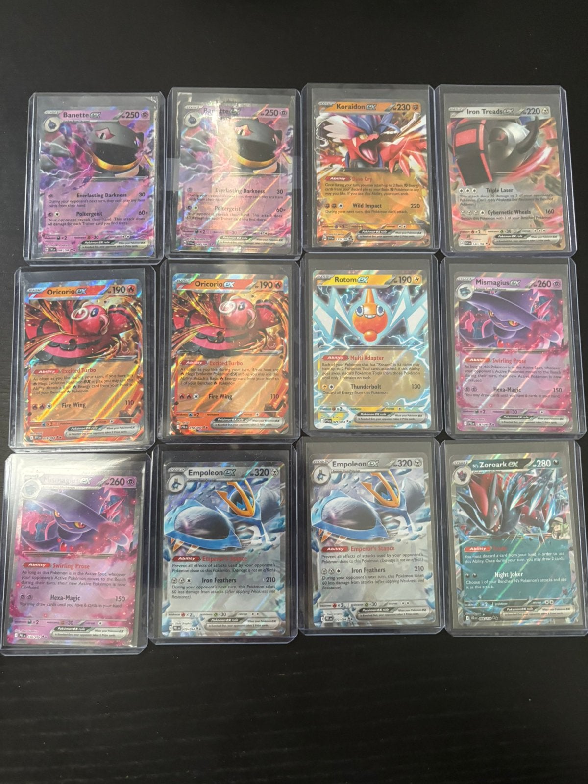 Pokémon Kaarten EX Scarlet Violet, Ophalen of Verzenden, Zo goed als nieuw