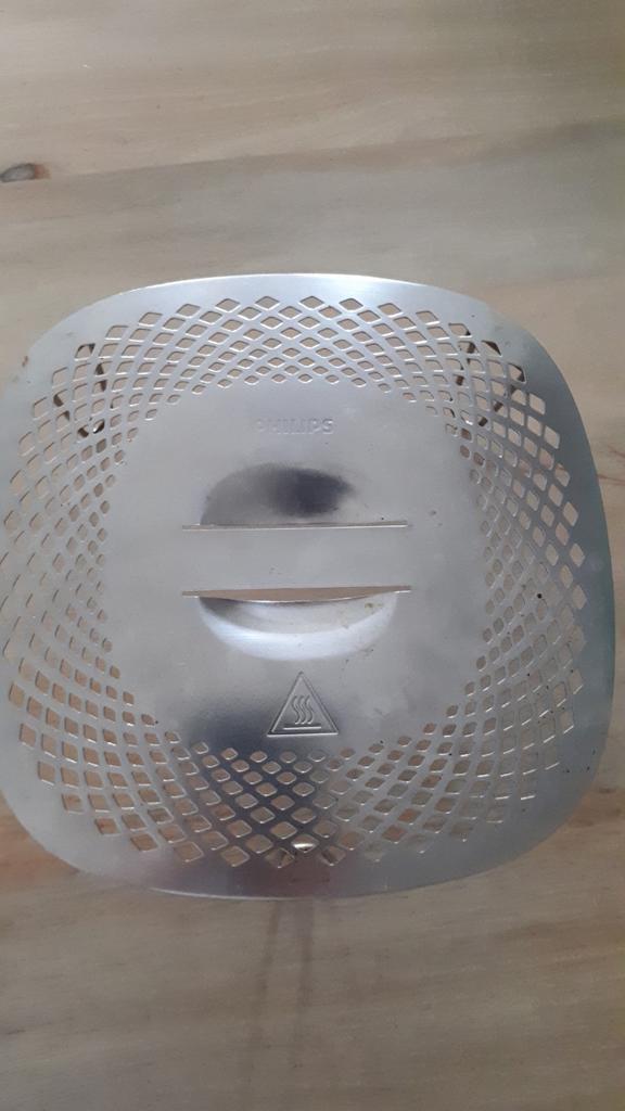 Philips airfryer snackkit/spatdeksel. XXL, Ophalen of Verzenden, Gebruikt, Metaal, Overige merken
