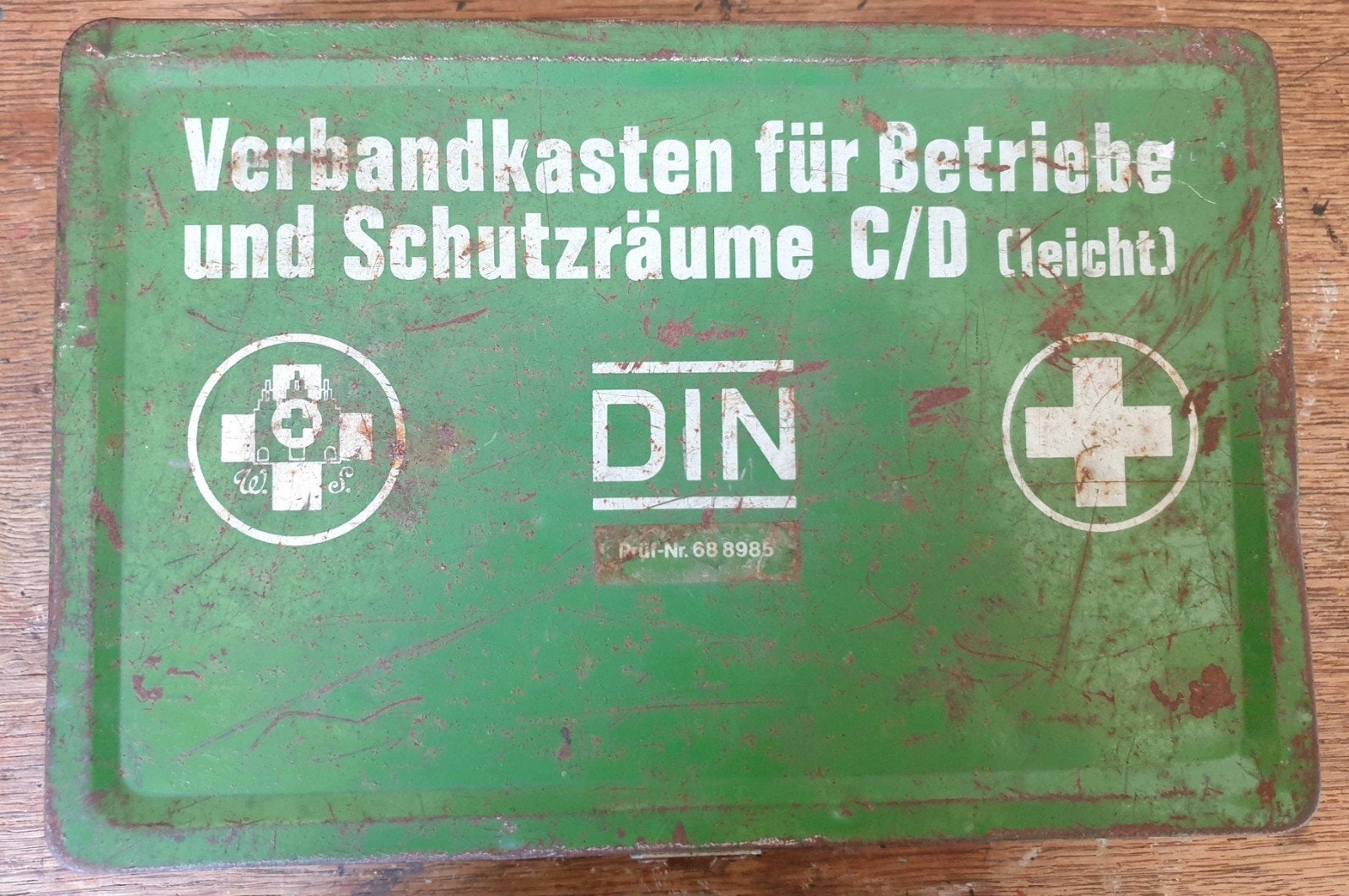 vintage verbandtrommel,, Verzamelen, Ophalen of Verzenden, Gebruikt, Overige