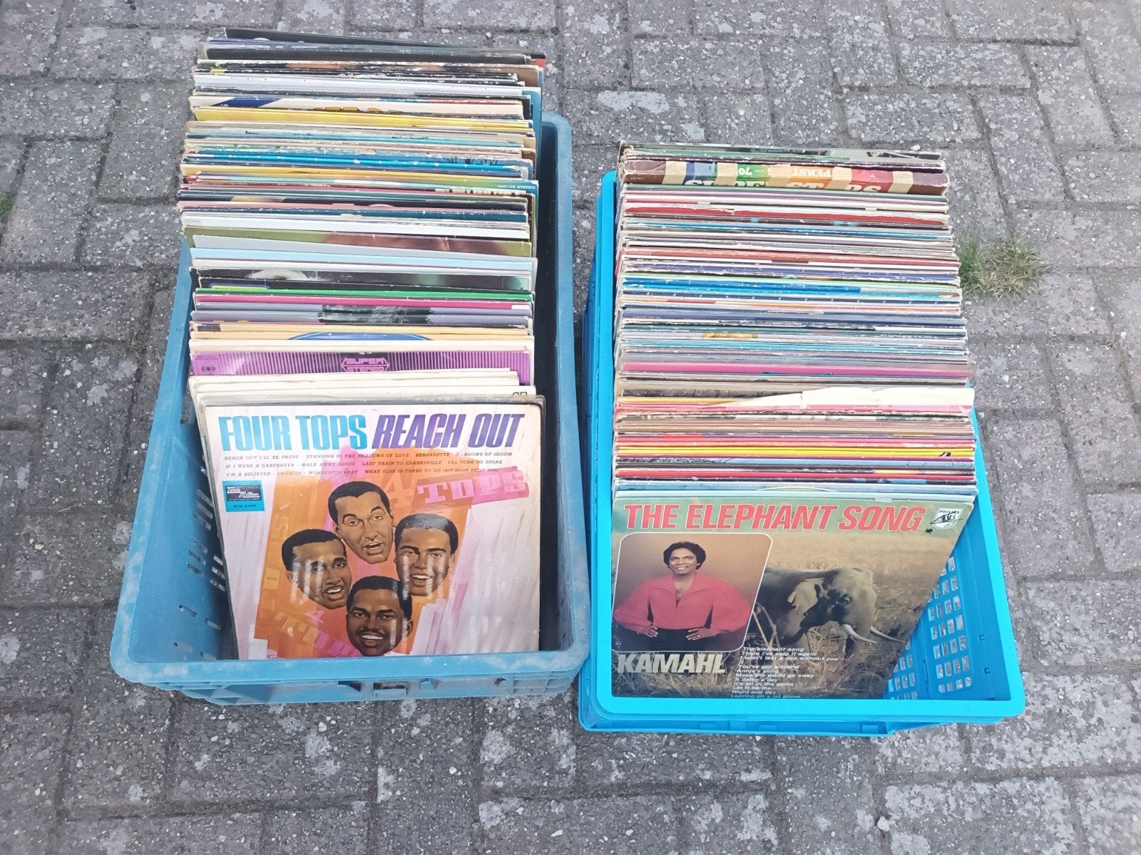 partij vinyl platen, Diversen, Ophalen of Verzenden, Gebruikt