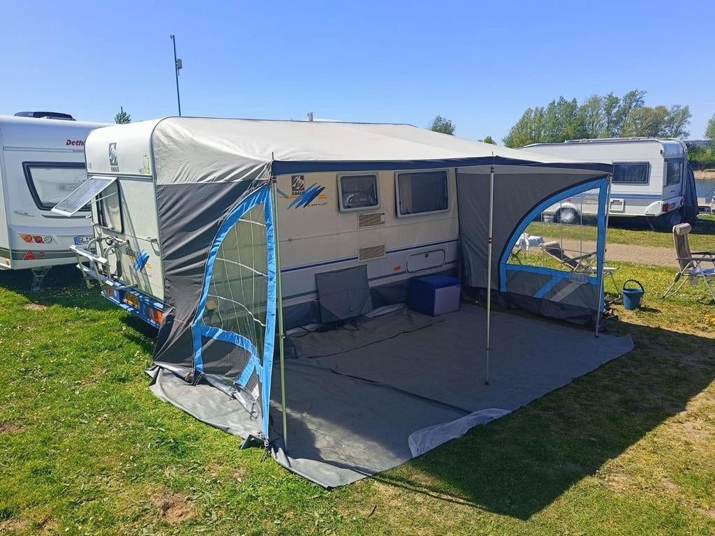 Dorema Panorama Luifel maat 10. Lichtgewicht stokken., Caravans en Kamperen, Caravan accessoires, Ophalen of Verzenden, Gebruikt